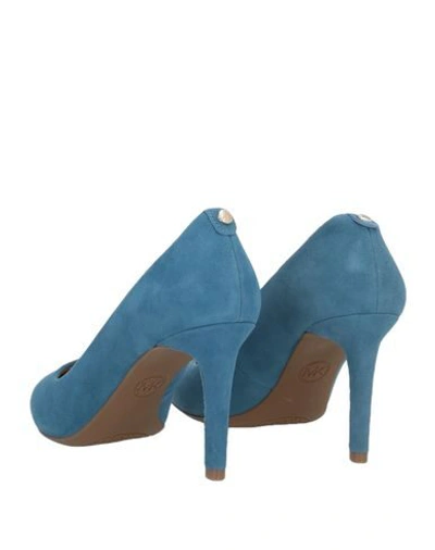 Shop Michael Michael Kors Pumps In Pastel Blue