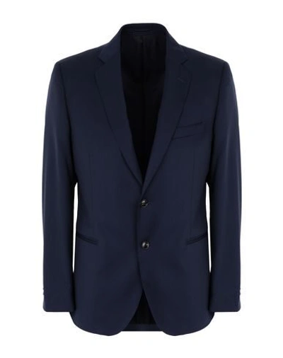 Shop Trussardi Man Blazer Blue Size 34 Virgin Wool