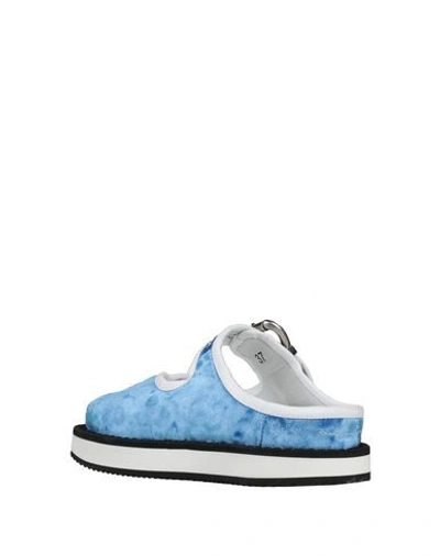 Shop Mm6 Maison Margiela Mules And Clogs In Azure