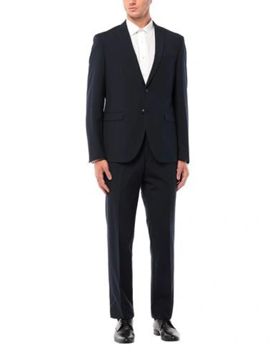 Shop Alessandro Gherardi Suits In Dark Blue