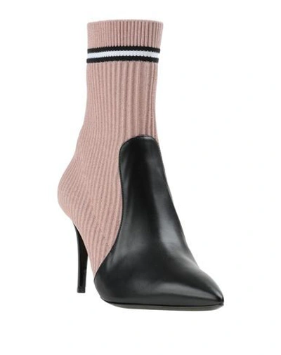 Shop Pollini Ankle Boot In Pink