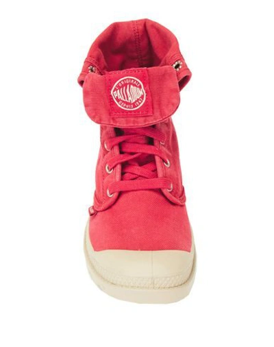 Shop Palladium Sneakers In Red