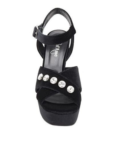 Shop Ottod'ame Sandals In Black