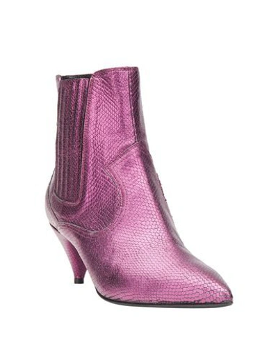 Shop Ottod'ame Ankle Boots In Light Purple