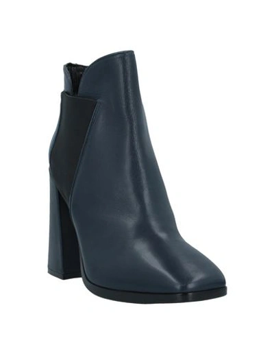 Shop Giampaolo Viozzi Ankle Boot In Dark Blue