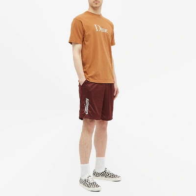 Shop Alltimers X Champion Estate Mesh Short In Burgundy