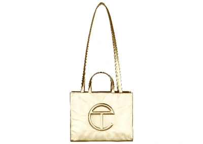 Telfar+Medium+Shopping+Bag%2F+Tote+Gold+*+Out* for sale online