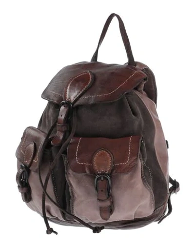 Shop Caterina Lucchi Backpack & Fanny Pack In Brown