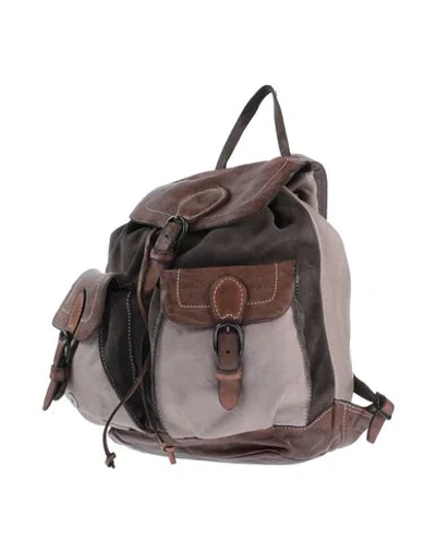 Shop Caterina Lucchi Backpack & Fanny Pack In Khaki