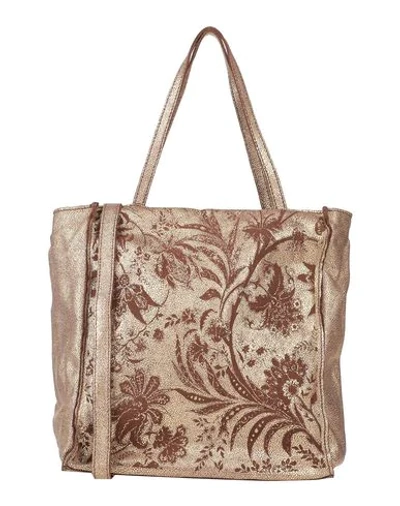 Shop Caterina Lucchi Handbags In Camel