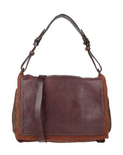 Shop Caterina Lucchi Handbags In Maroon