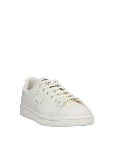 Shop Adidas Originals Adidas By Raf Simons Man Sneakers Ivory Size 11.5 Soft Leather