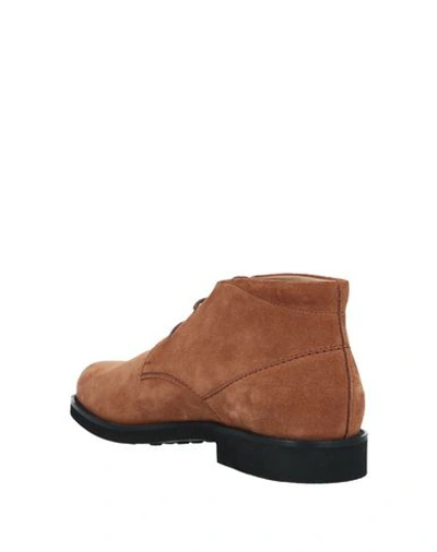 Shop Tod's Ankle Boots In Camel