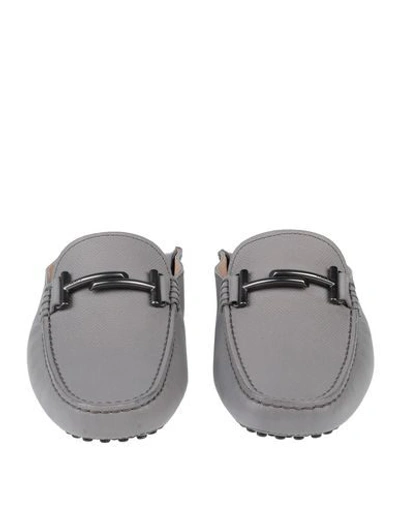 Shop Tod's Man Mules & Clogs Grey Size 6.5 Soft Leather