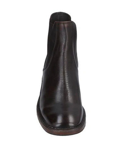 Shop Moma Man Ankle Boots Dark Brown Size 9 Calfskin