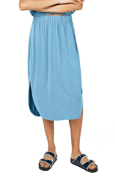 Shop Sweaty Betty Bloom Side Vent Skirt In Stellar Blue