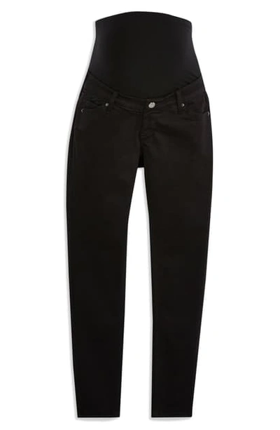 Shop Topshop Jamie Over The Bump Maternity Jeans In Black