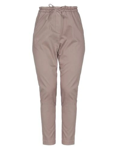 Shop Myths Casual Pants In Light Brown