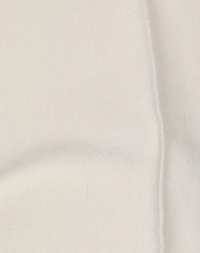 Myths Woman Pants Ivory Size 6 Polyester, Viscose, Elastane In White