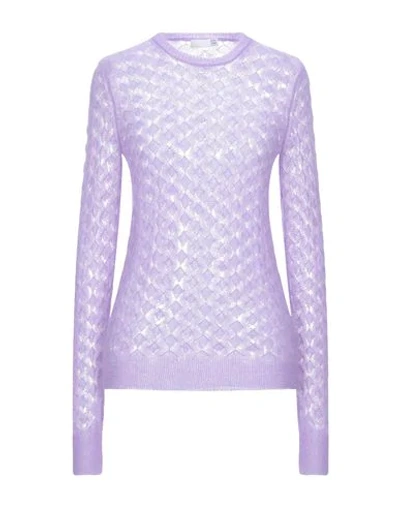 Shop Douuod Sweater In Lilac