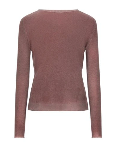 Shop Aragona Sweaters In Brick Red