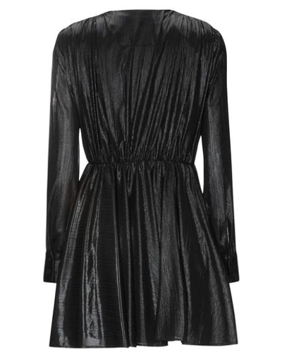 Msgm Short Dresses In Black