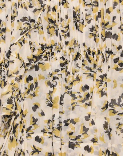 Dondup Midi Skirts In Yellow