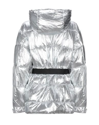 Shop Canadian Down Jackets In Silver