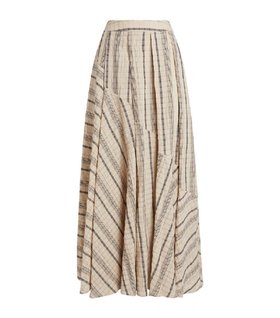 Shop Palmer Harding Palmer//harding Sunda Striped Maxi Skirt