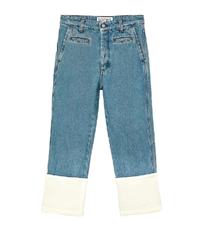 Shop Loewe Stonewashed Fisherman Jeans