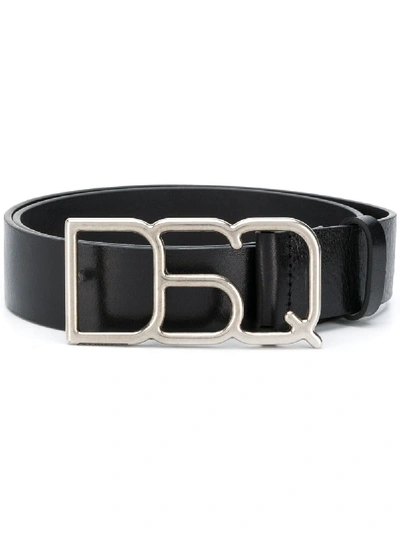 Shop Dsquared2 Leather Belt In Black