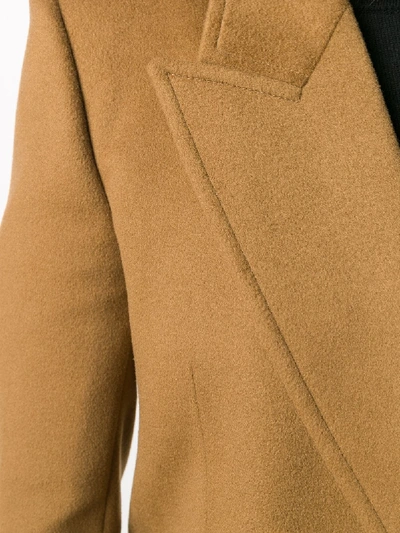 Shop Saint Laurent Cashmere Jacket In Beige