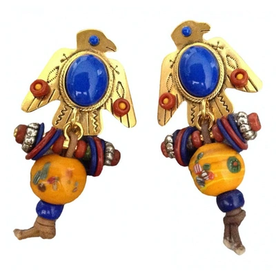 Pre-owned Reminiscence Gold Metal Earrings