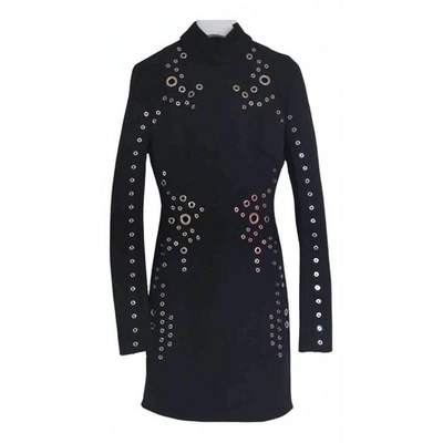 Pre-owned Mugler Black Wool Dress