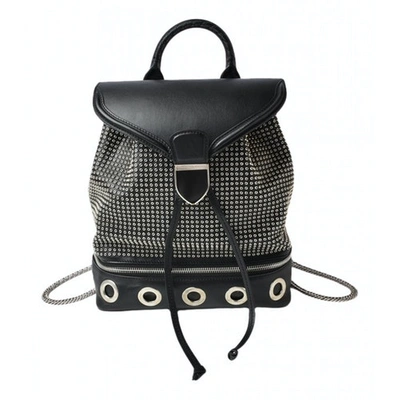 Pre-owned Alexander Mcqueen Black Leather Backpack