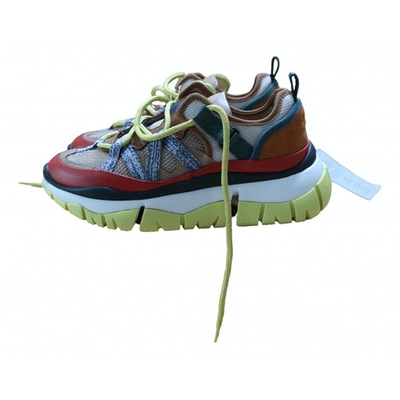 Pre-owned Chloé Sonnie Multicolour Leather Trainers