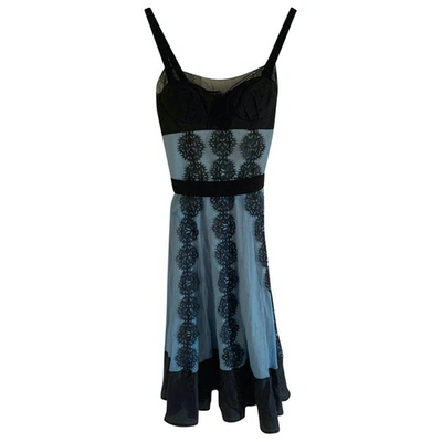 Pre-owned La Perla Blue Silk Dress