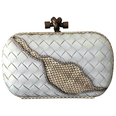 Pre-owned Bottega Veneta Pochette Knot Multicolour Leather Clutch Bag