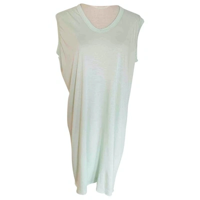 Pre-owned Rick Owens Green Cotton Dress