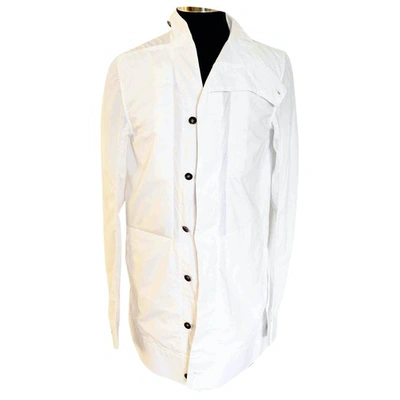 Pre-owned Rick Owens Drkshdw White Cotton Jacket