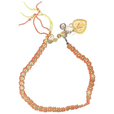 Pre-owned Reminiscence Necklace In Orange