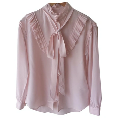 Pre-owned Coach Silk Shirt In Pink