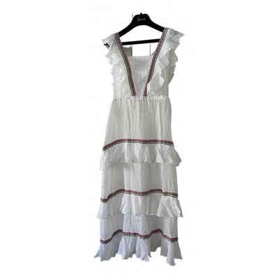 Pre-owned Pitusa White Cotton Dress