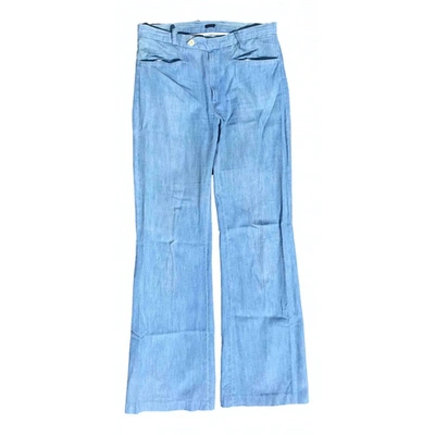 Pre-owned Joseph Trousers In Blue