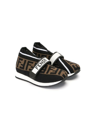 FENDI LOVE TOUCH STRAP SNEAKERS