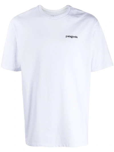 Shop Patagonia Ski Mask T-shirt In White