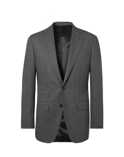 Shop Thom Sweeney Suit Jackets In Grey