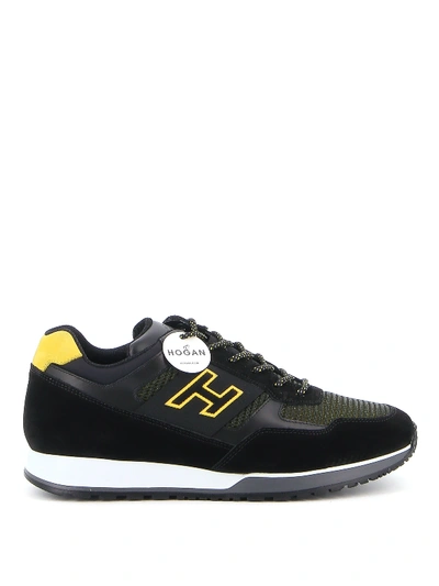 Shop Hogan H321 Sneakers In Black