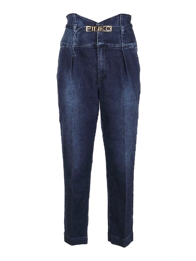 Shop Pinko Ariel 3 Jeans In Blue