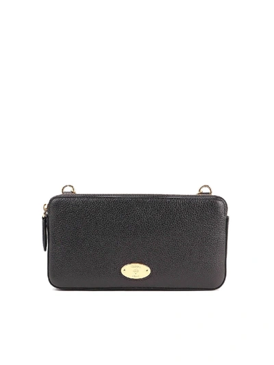 Shop Mulberry East West Clutch In Black